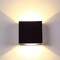 Black COB LED Wall Light Up Down Cube Sconce Lighting Lamp 6W